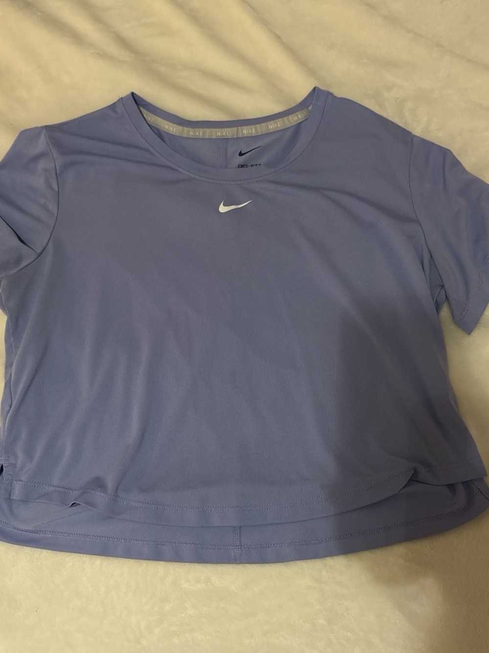 Nike Women’s Light Lavender Short Sleeve Dri-FIT Tee